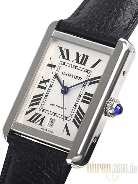 Cartier Tank Solo XL Leder WSTA0029