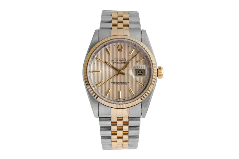 Rolex Datejust steel / gold automatic men's watch 16233 [2602842]