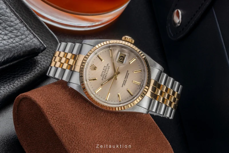Rolex Datejust steel / gold automatic men's watch 16233 [2602842]