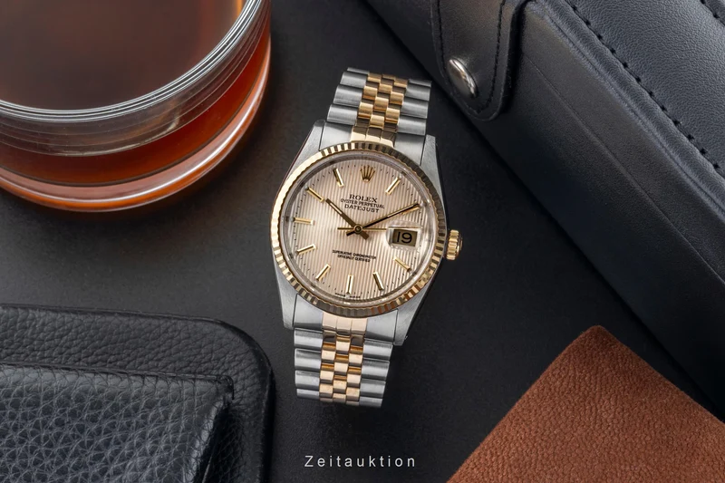 Rolex Datejust steel / gold automatic men's watch 16233 [2602842]