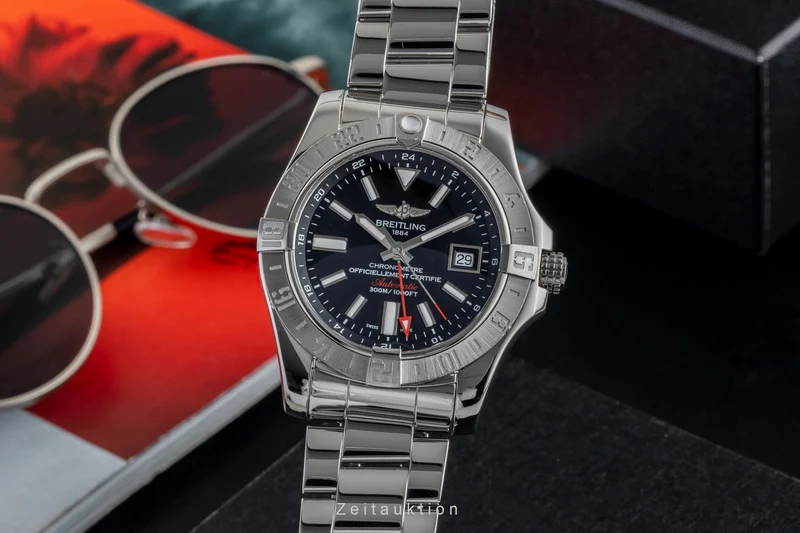 Breitling Avenger II GMT steel automatic men's watch A3239011/BC35 [2602290]