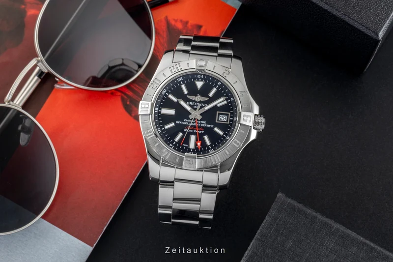 Breitling Avenger II GMT steel automatic men's watch A3239011/BC35 [2602290]