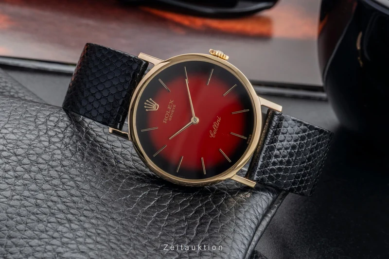 Rolex Cellini 18 ct gold manual winding men's watch 4112 Vintage [2602553]