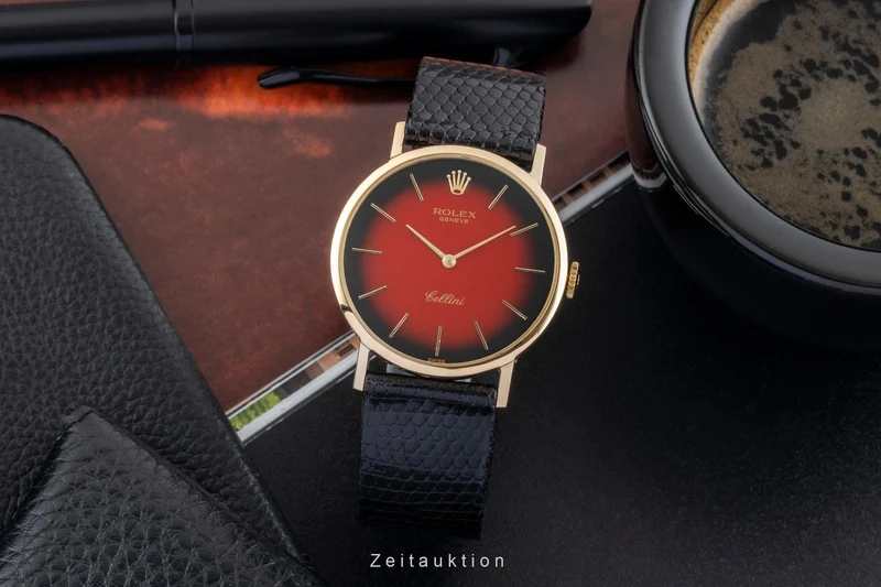 Rolex Cellini 18 ct gold manual winding men's watch 4112 Vintage [2602553]