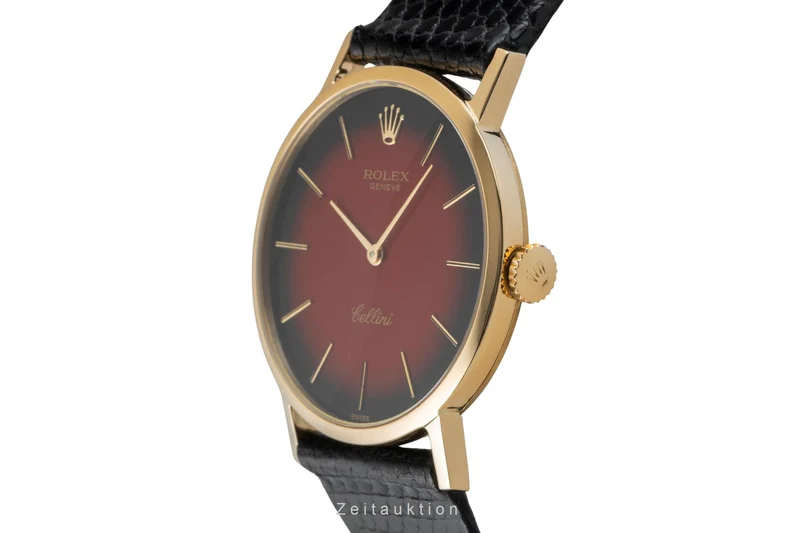 Rolex Cellini 18 ct gold manual winding men's watch 4112 Vintage [2602553]