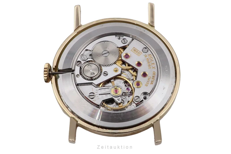 Rolex Cellini 18 ct gold manual winding men's watch 4112 Vintage [2602553]