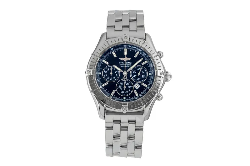 Breitling Shadow Flyback chronograph steel automatic men's watch A35312 [2602016]
