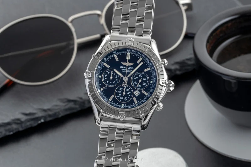 Breitling Shadow Flyback chronograph steel automatic men's watch A35312 [2602016]