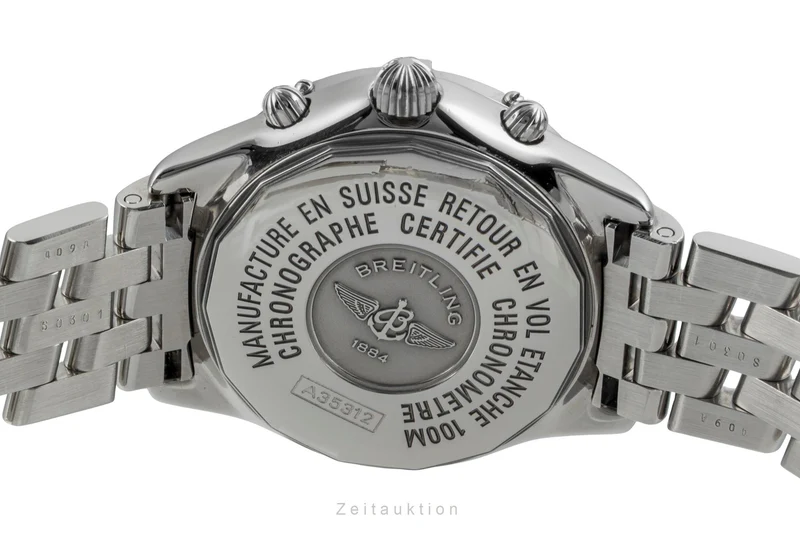Breitling Shadow Flyback chronograph steel automatic men's watch A35312 [2602016]