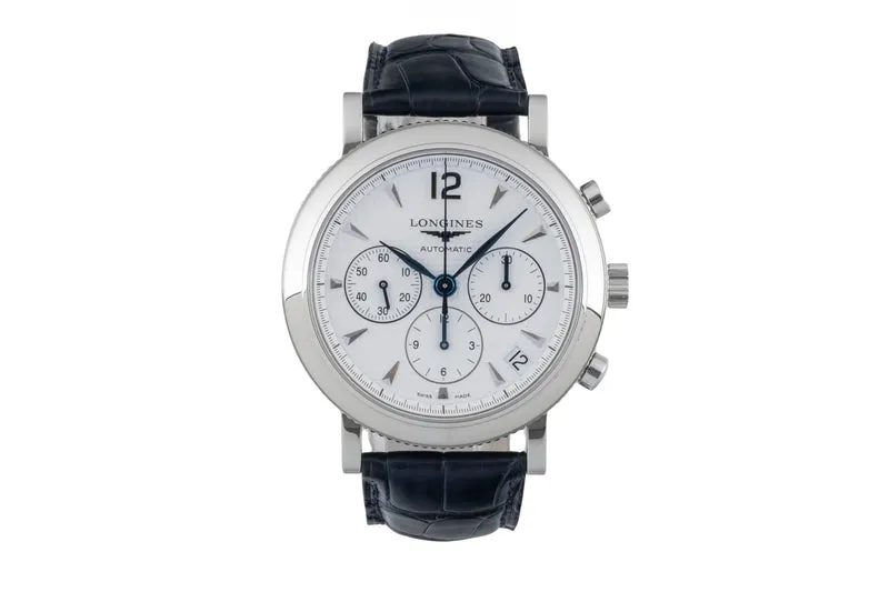 Longines Clous de Paris chronograph steel automatic men's watch L2.704.4 [2601494]
