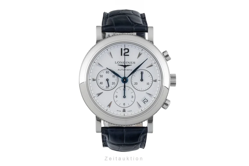 Longines Clous de Paris chronograph steel automatic men's watch L2.704.4 [2601494]