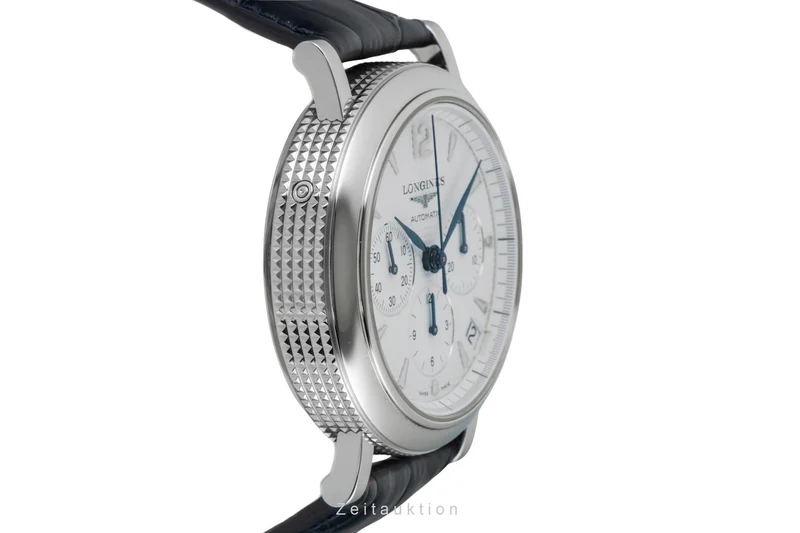 Longines Clous de Paris chronograph steel automatic men's watch L2.704.4 [2601494]