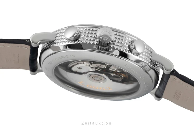 Longines Clous de Paris chronograph steel automatic men's watch L2.704.4 [2601494]