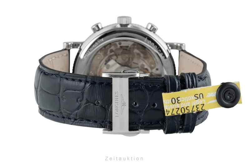 Longines Clous de Paris chronograph steel automatic men's watch L2.704.4 [2601494]