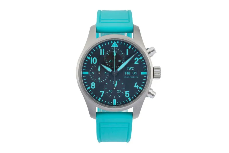 IWC Fliegerchronograph chronograph titanium automatic men's watch IW388108 LP: 9000EUR [2507487]