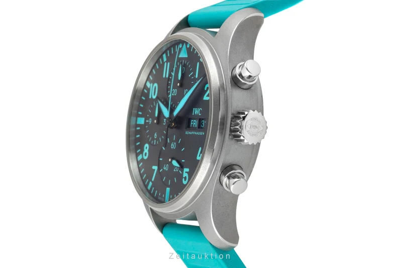 IWC Fliegerchronograph chronograph titanium automatic men's watch IW388108 LP: 9000EUR [2507487]
