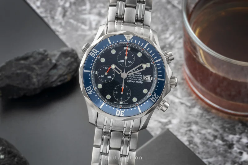 Omega Seamaster chronograph titanium automatic men's watch 2298.80.00 [2505816]