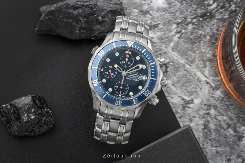 Omega Seamaster chronograph titanium automatic men's watch 2298.80.00 [2505816]
