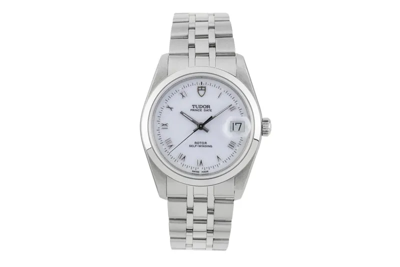 Tudor Prince Date steel automatic men's watch 74000N [2602304]