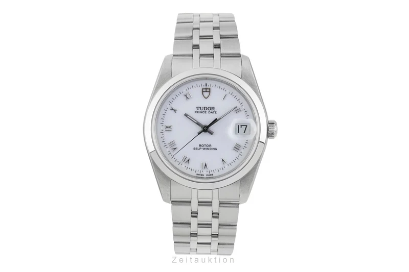Tudor Prince Date steel automatic men's watch 74000N [2602304]