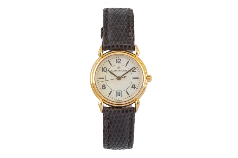Maurice Lacroix gilt-brass quartz women's watch 89809 [2602456]