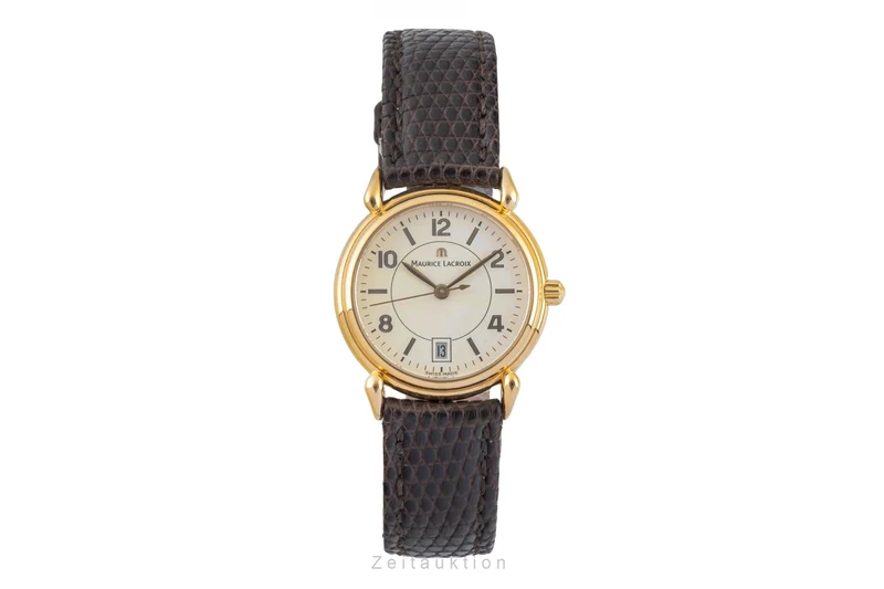 Maurice Lacroix gilt-brass quartz women's watch 89809 [2602456]