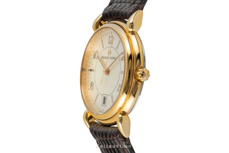 Maurice Lacroix gilt-brass quartz women's watch 89809 [2602456]
