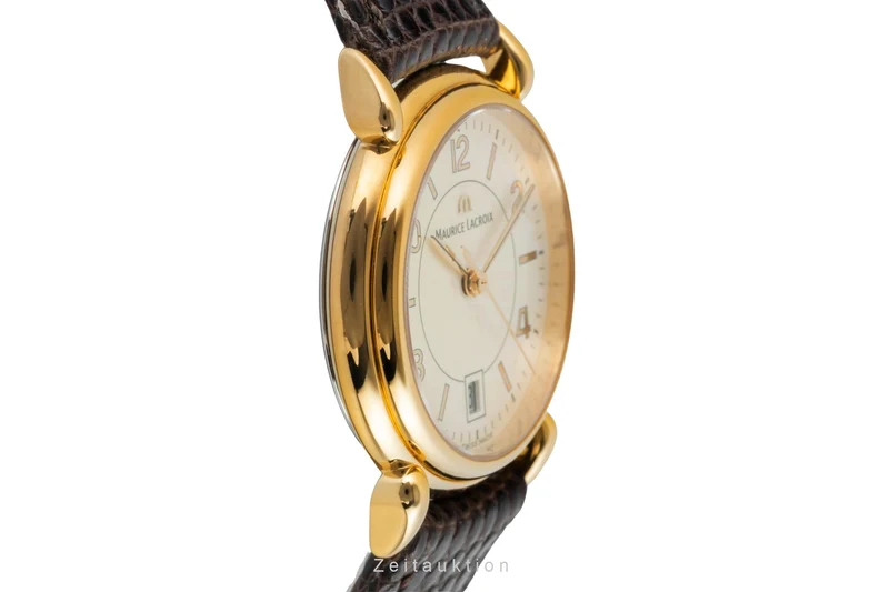 Maurice Lacroix gilt-brass quartz women's watch 89809 [2602456]
