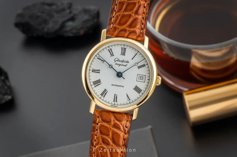 Glashütte gilt-brass automatic men's watch 10-31-01-01-04 [2602344]