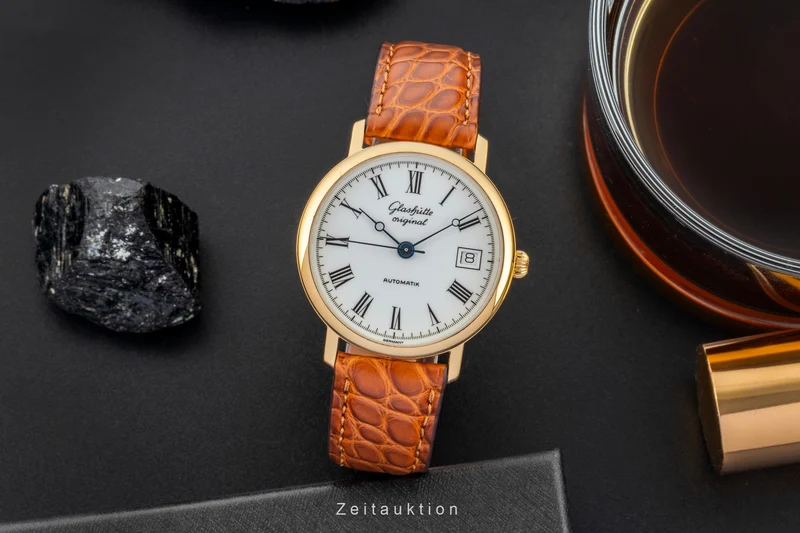 Glashütte gilt-brass automatic men's watch 10-31-01-01-04 [2602344]
