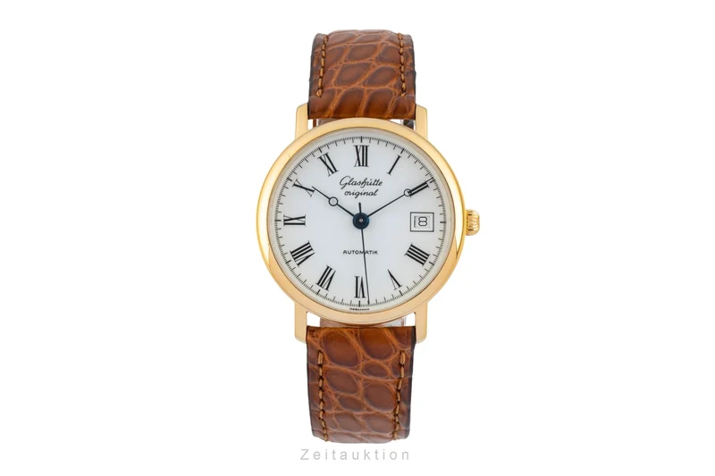 Glashütte gilt-brass automatic men's watch 10-31-01-01-04 [2602344]