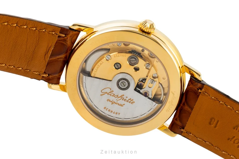 Glashütte gilt-brass automatic men's watch 10-31-01-01-04 [2602344]
