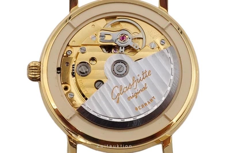 Glashütte gilt-brass automatic men's watch 10-31-01-01-04 [2602344]