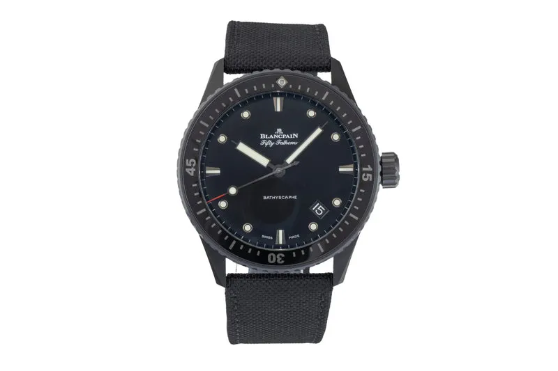 Blancpain Fifty Fathoms ceramic automatic men's watch 5000-0130-B52A LP: 14700EUR [2601950]