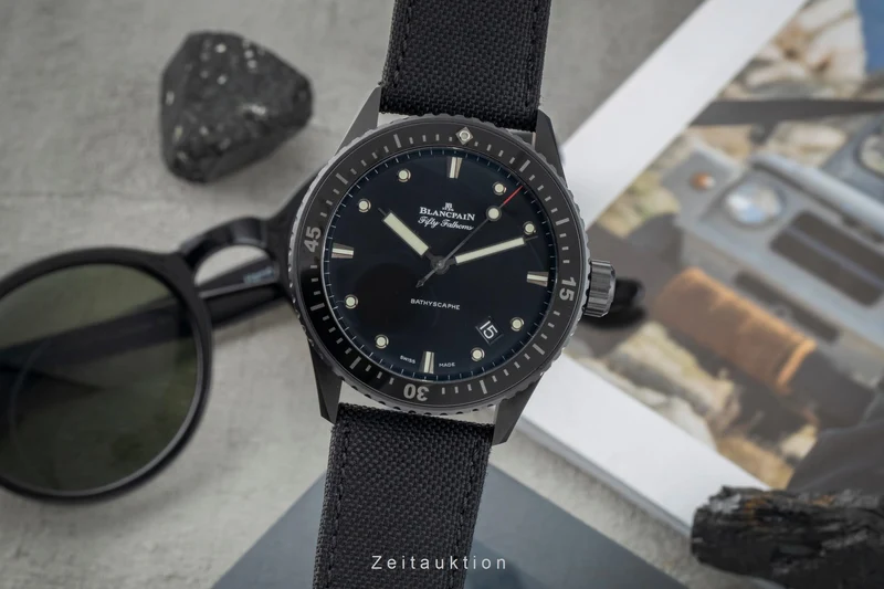 Blancpain Fifty Fathoms ceramic automatic men's watch 5000-0130-B52A LP: 14700EUR [2601950]