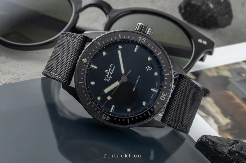 Blancpain Fifty Fathoms ceramic automatic men's watch 5000-0130-B52A LP: 14700EUR [2601950]