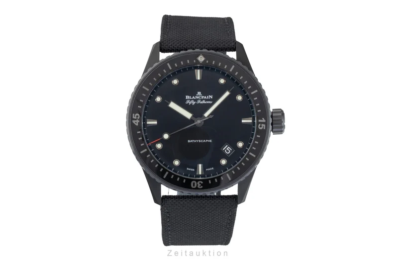 Blancpain Fifty Fathoms ceramic automatic men's watch 5000-0130-B52A LP: 14700EUR [2601950]