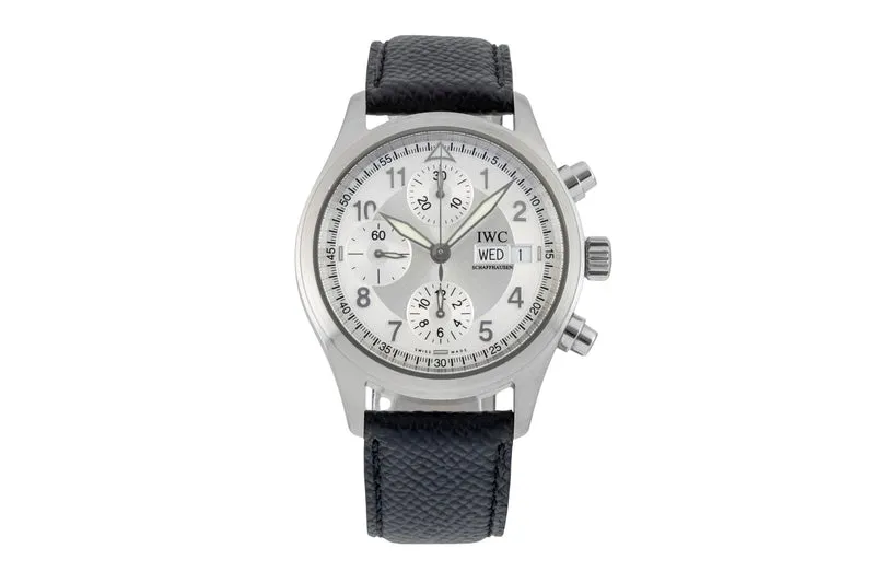 IWC Fliegerchronograph chronograph steel automatic men's watch IW370628 [2602340]