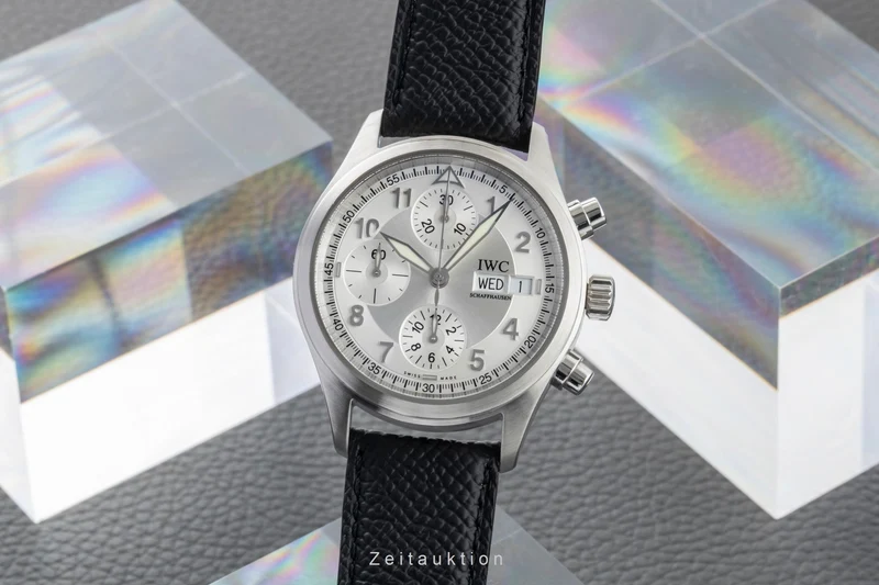 IWC Fliegerchronograph chronograph steel automatic men's watch IW370628 [2602340]