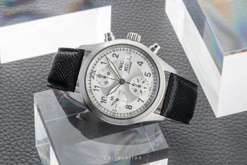 IWC Fliegerchronograph chronograph steel automatic men's watch IW370628 [2602340]