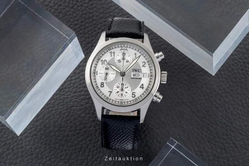 IWC Fliegerchronograph chronograph steel automatic men's watch IW370628 [2602340]