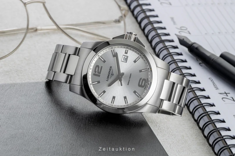 Longines Conquest steel quartz men's watch L3.659.4.76.6 [2602088]