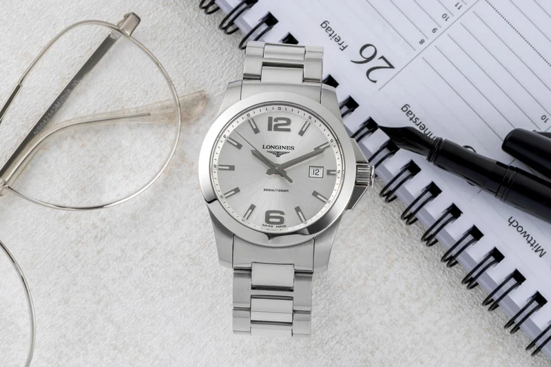Longines Conquest steel quartz men's watch L3.659.4.76.6 [2602088]