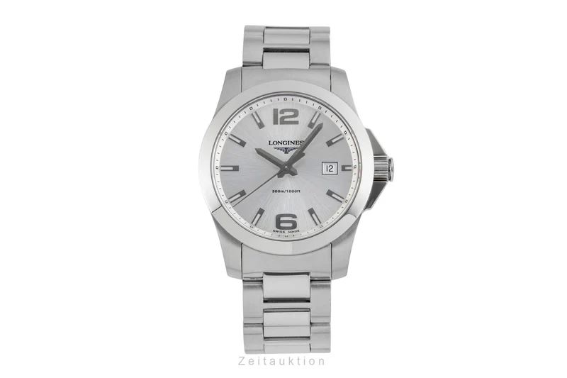 Longines Conquest steel quartz men's watch L3.659.4.76.6 [2602088]