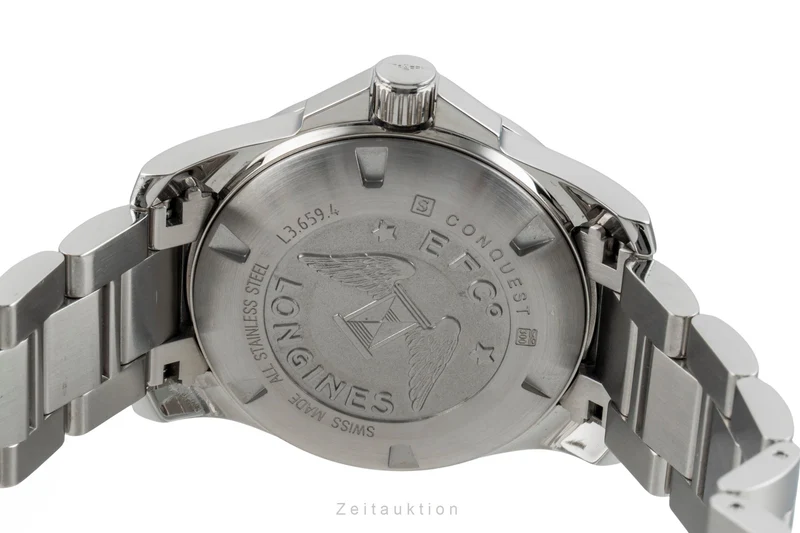 Longines Conquest steel quartz men's watch L3.659.4.76.6 [2602088]
