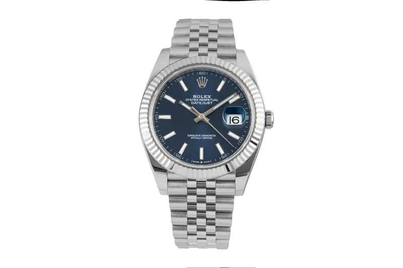 Rolex Datejust steel / white gold automatic men's watch 126334 [2602718]