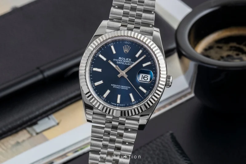 Rolex Datejust steel / white gold automatic men's watch 126334 [2602718]