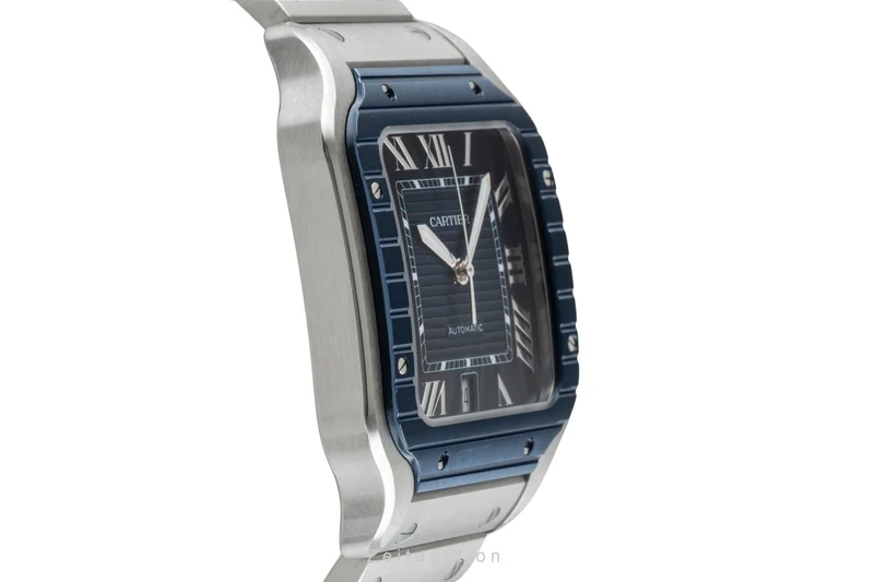 Cartier Santos steel automatic men's watch WSSA0048 LP: 9200EUR [2602269]