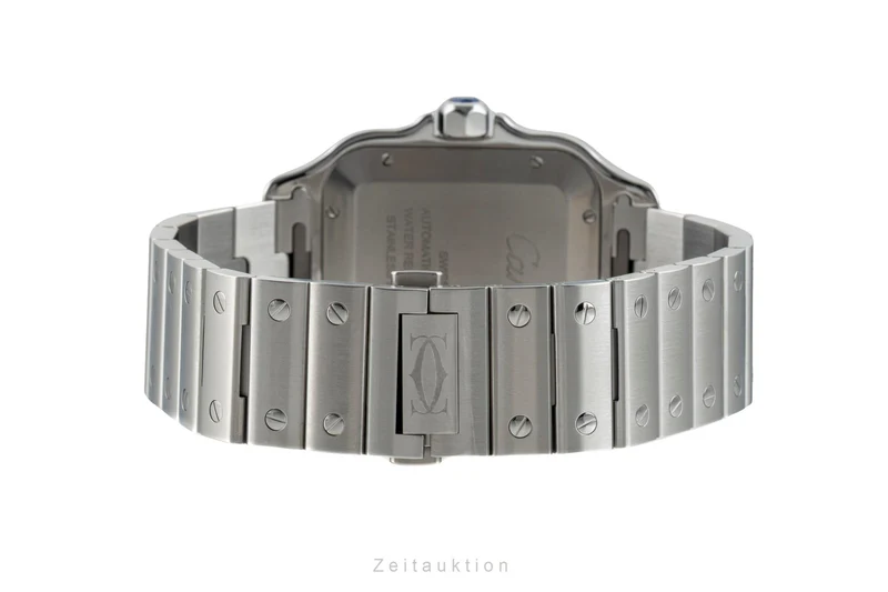 Cartier Santos steel automatic men's watch WSSA0048 LP: 9200EUR [2602269]