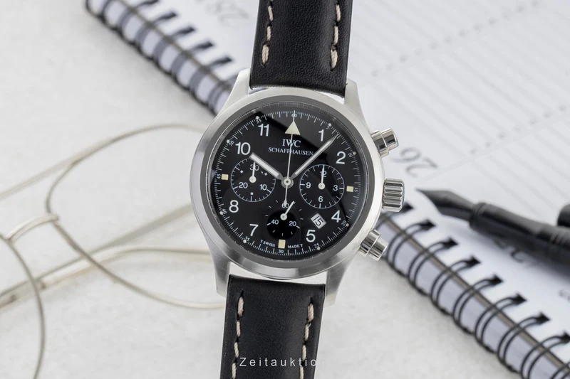 IWC Fliegerchronograph chronograph steel quartz men's watch IW374101 [2601909]